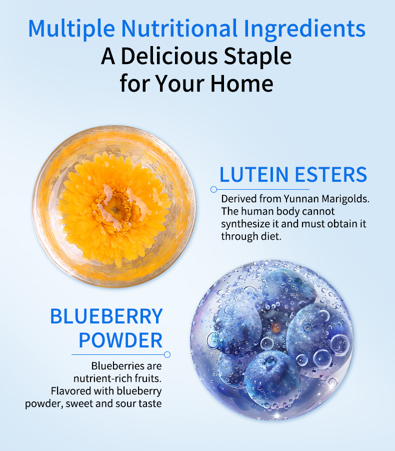 Details of Blueberry Lutein Esters Chewable Tablets