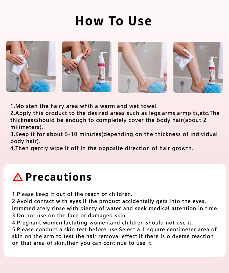 Details of Hair Remover Cream Details of Hair Remover Cream