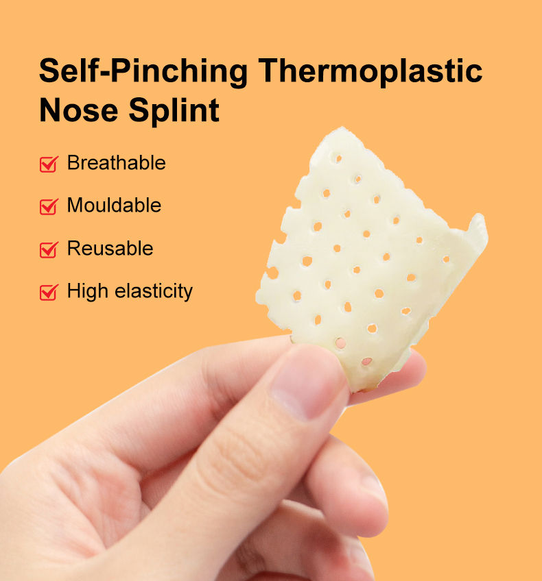 Details of Thermoplastic Nose Splint
