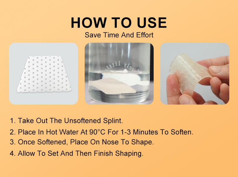 Details of Thermoplastic Nose Splint