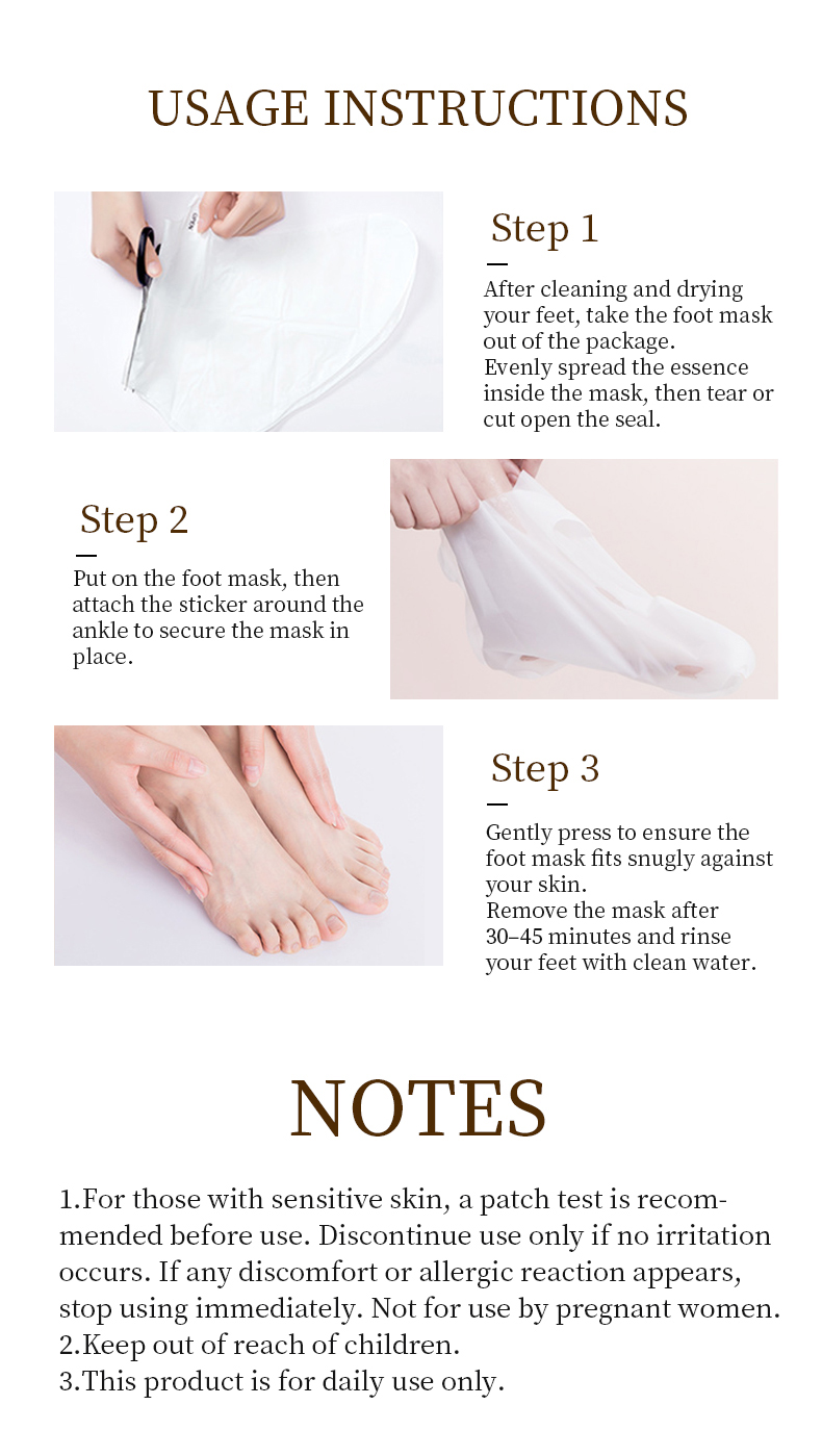 Details of Warming & Nourishing Foot Mask Details of Warming & Nourishing Foot Mask