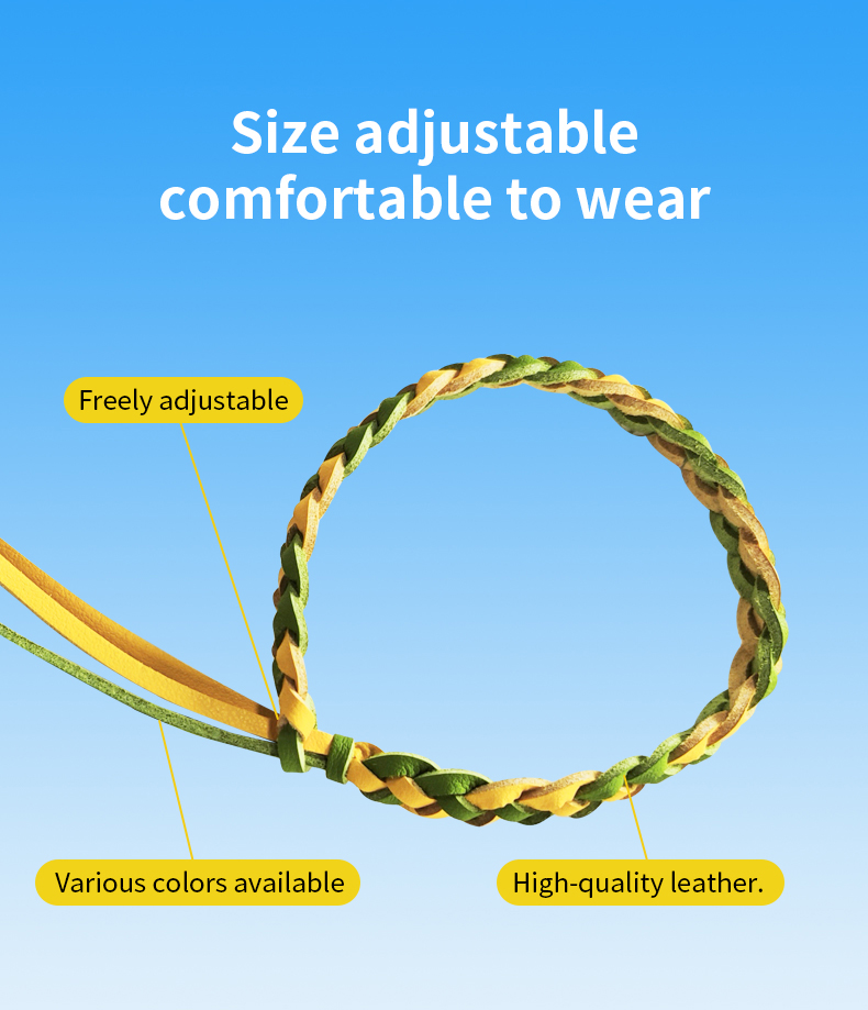 Details of Leather Essential Oil Diffuser Bracelet