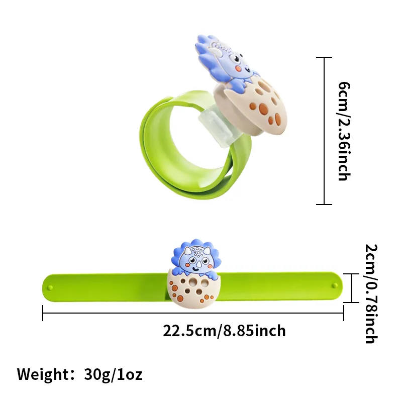 Dinosaur Essential Oil Snap Wristband