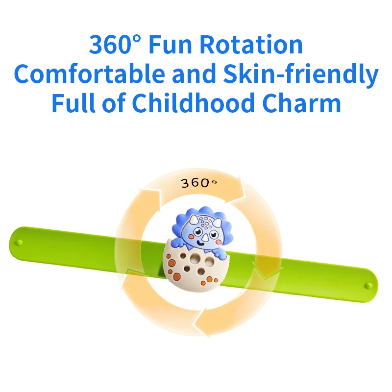 Dinosaur Essential Oil Snap Wristband